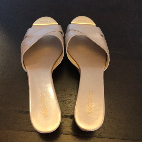 Jimmy Choo Patent Panna Slides - Picture 6 of 8